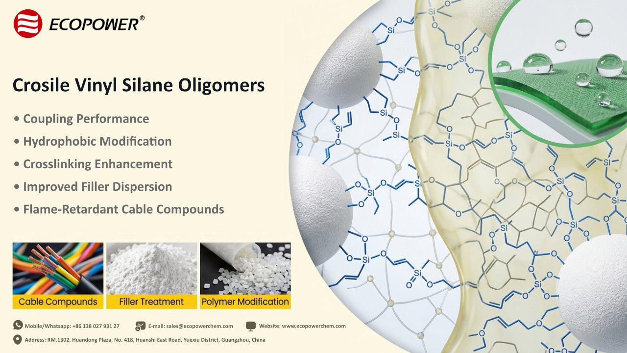 Oligomer vinyl silane Crosile — Giải pháp ghép nối trọn gói · Kỵ nước · Liên kết ngang