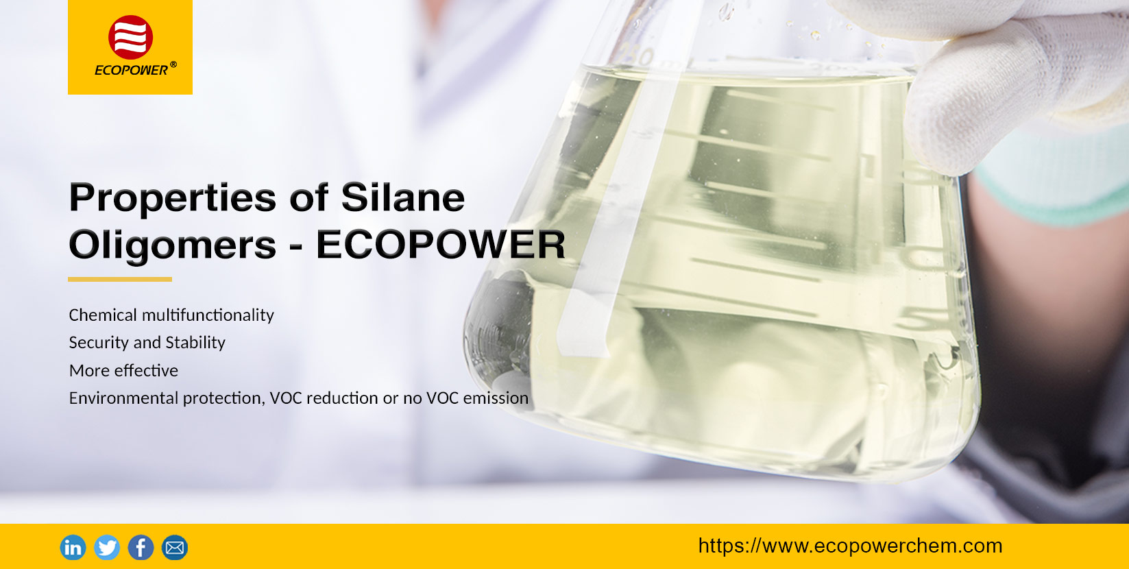 
     Tính chất của Silane Oligomers - ECOPOWER
    
